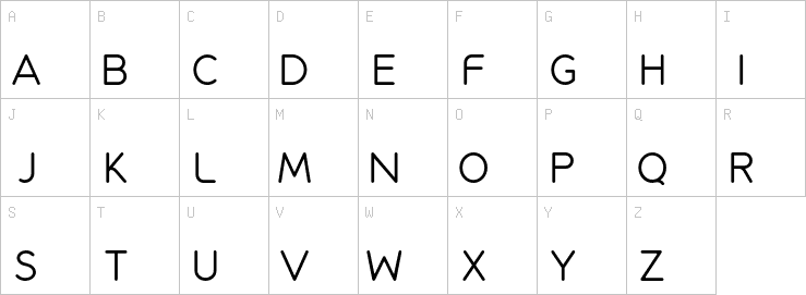 Uppercase characters