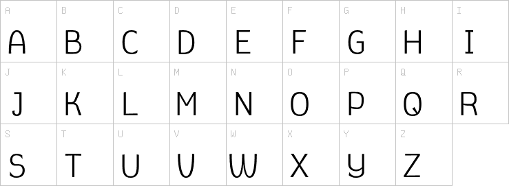 Uppercase characters