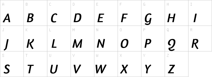 Uppercase characters