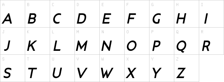 Uppercase characters