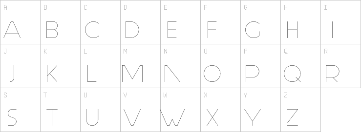 Uppercase characters