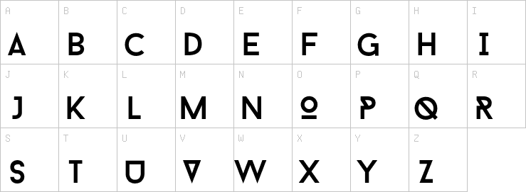 Uppercase characters