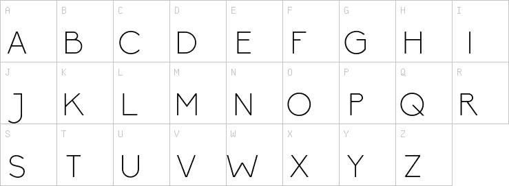 Uppercase characters