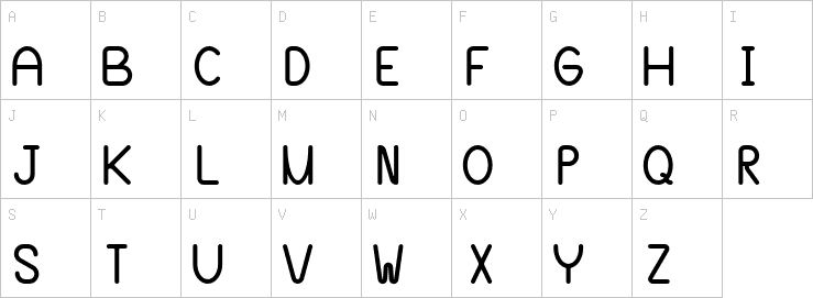 Uppercase characters