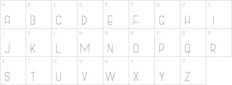 Uppercase characters