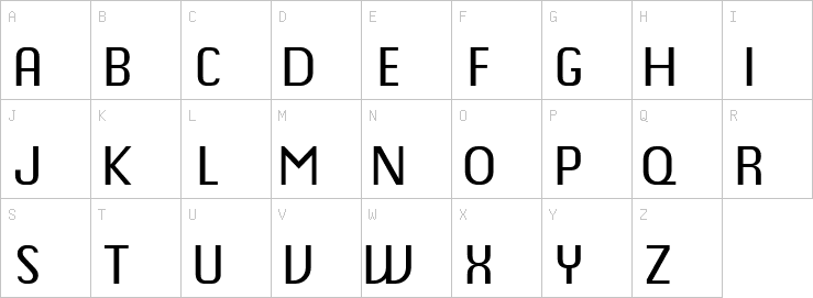 Uppercase characters