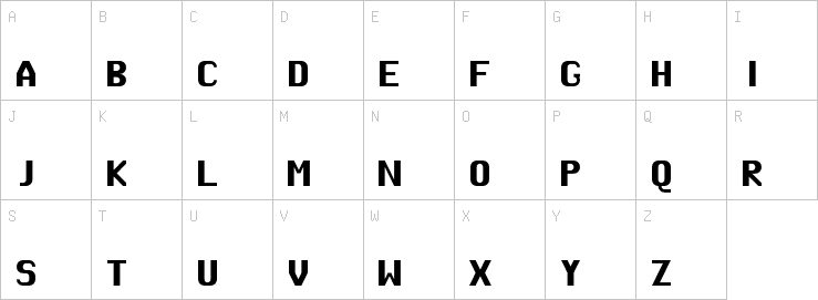 Uppercase characters