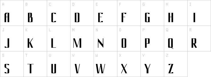 Uppercase characters