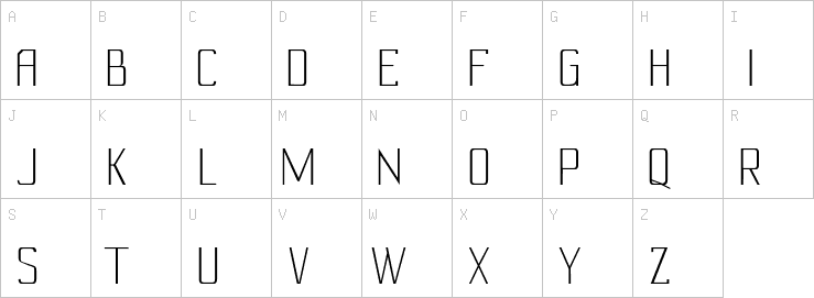 Uppercase characters