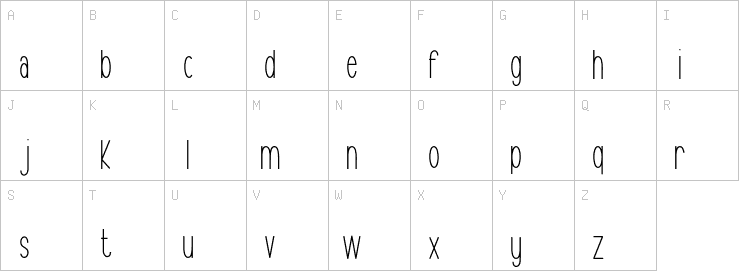 Uppercase characters