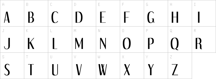 Uppercase characters