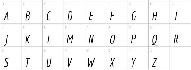 Uppercase characters