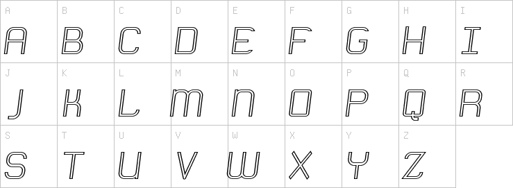 Uppercase characters