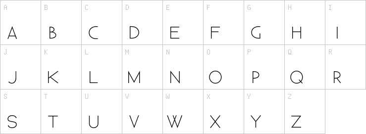 Uppercase characters