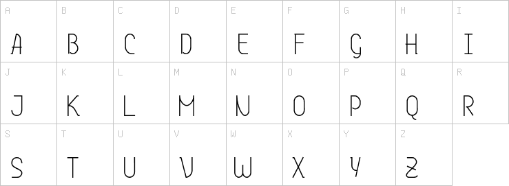 Uppercase characters