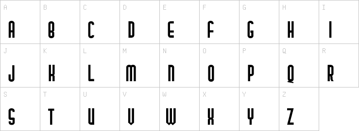 Uppercase characters