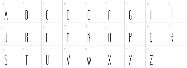 Uppercase characters