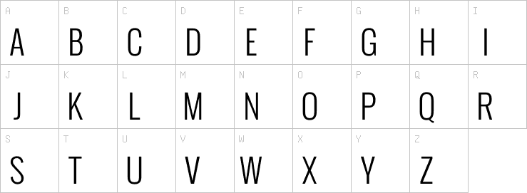 Uppercase characters