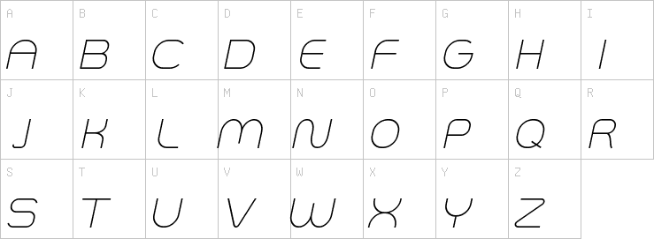 Uppercase characters