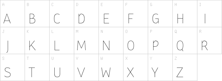 Uppercase characters