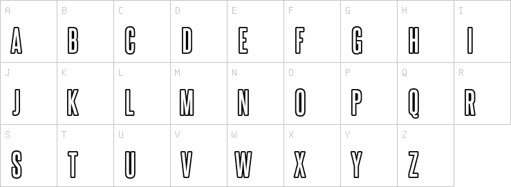 Uppercase characters
