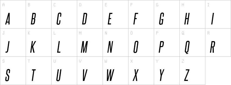 Uppercase characters