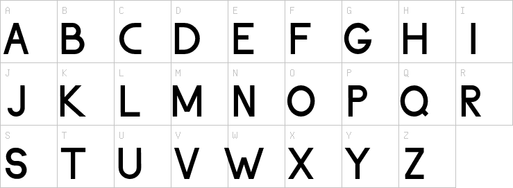 Uppercase characters
