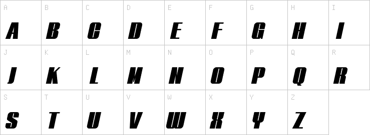 Uppercase characters