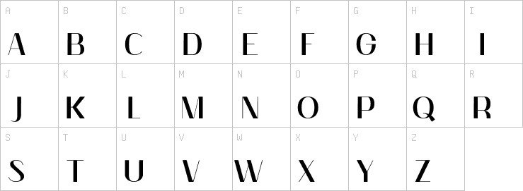 Uppercase characters