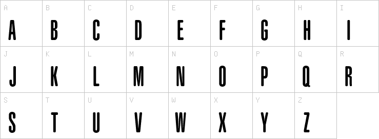 Uppercase characters