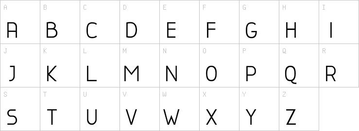 Uppercase characters