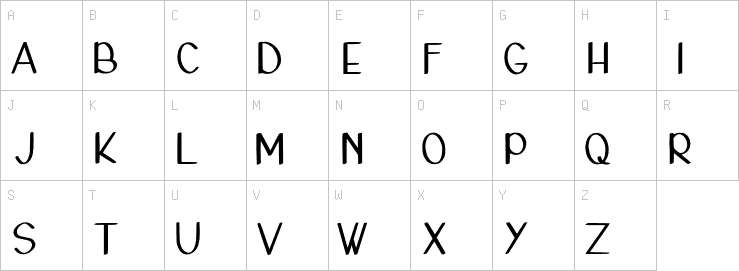 Uppercase characters