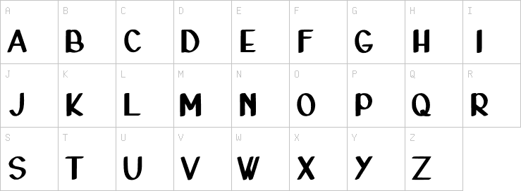 Uppercase characters