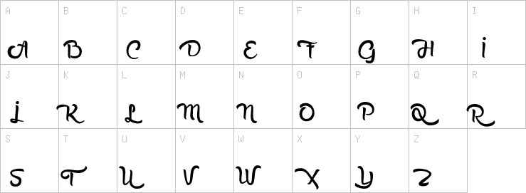 Uppercase characters