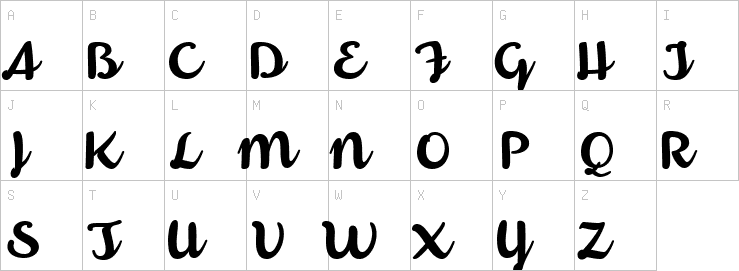 Uppercase characters
