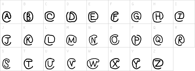 Uppercase characters