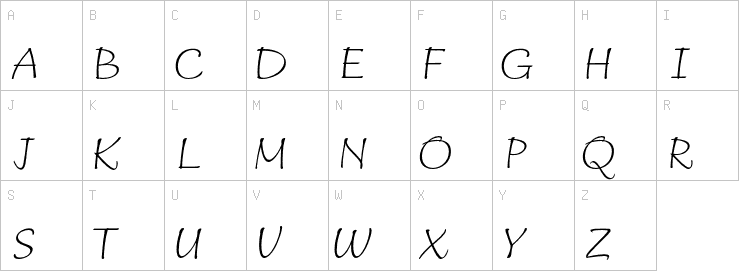 Uppercase characters