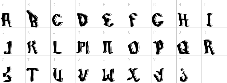 Uppercase characters
