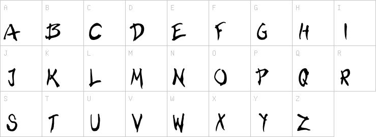 Uppercase characters