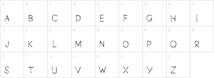 Uppercase characters