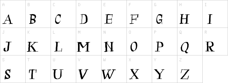 Uppercase characters