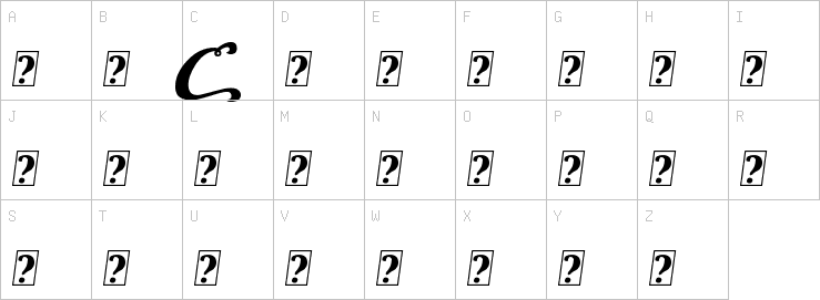 Uppercase characters