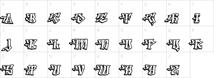 Uppercase characters
