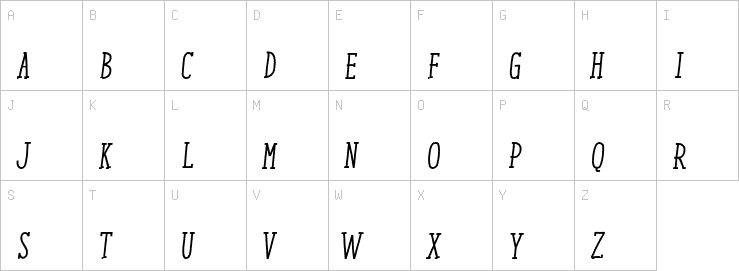 Uppercase characters