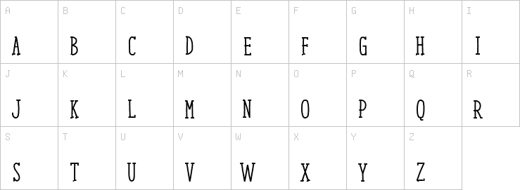 Uppercase characters