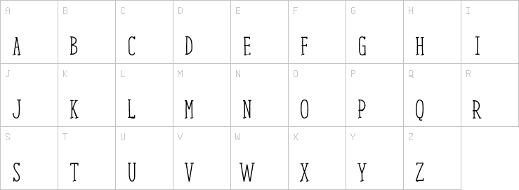 Uppercase characters