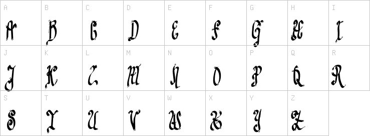 Uppercase characters