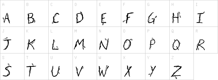 Uppercase characters