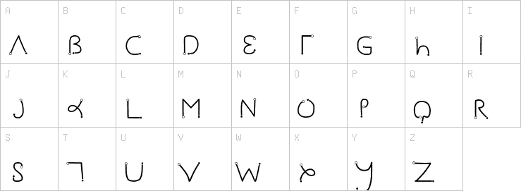 Uppercase characters