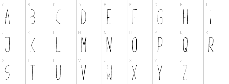 Uppercase characters